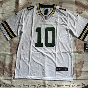 Nike NFL Green Bay Packers #10 White Jersey